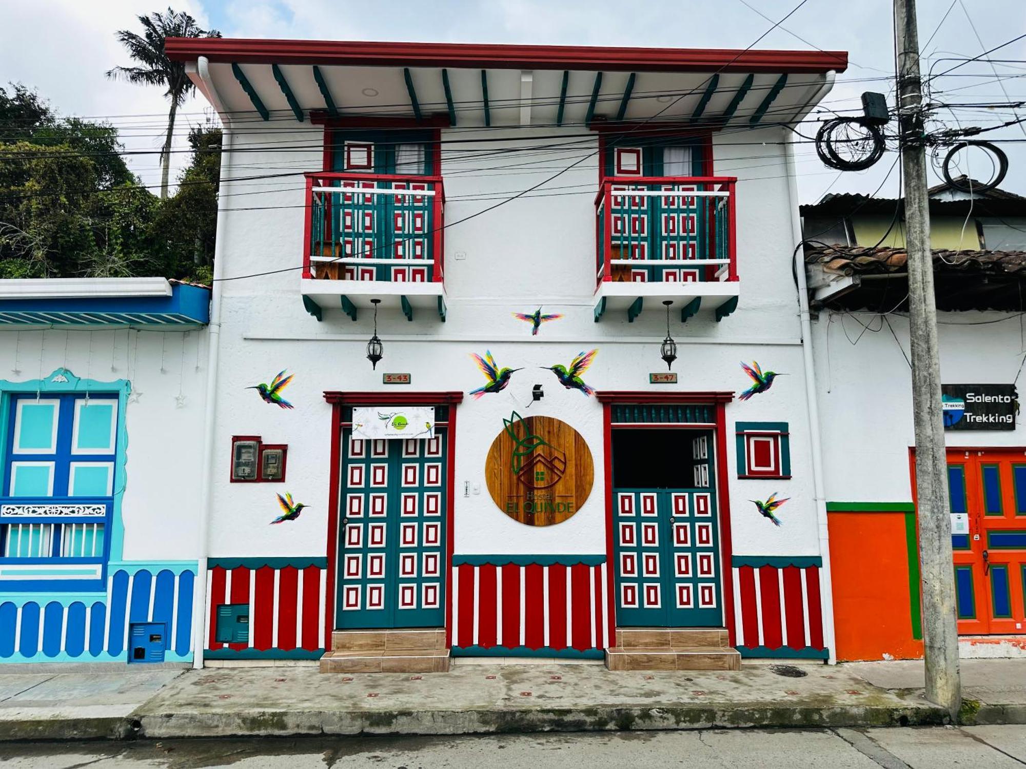 Hostal El Quinde Salento Bagian luar foto